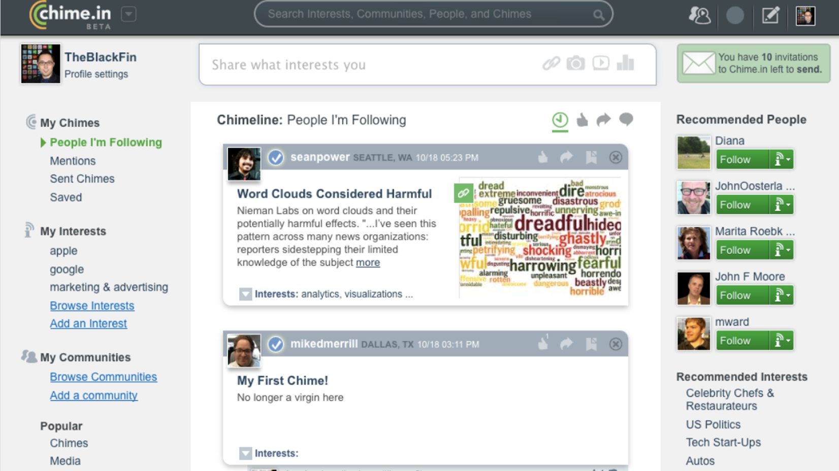 Chime.in a New Way to Social in 2012